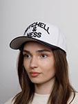 Бейсболка MITCHELL NESS арт. HHSS5862-MNNYYPPPWHBK (белый / черный)
